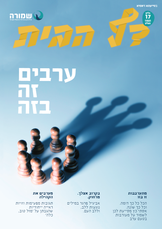ערבים זה בזה - דף הבית גליון 17